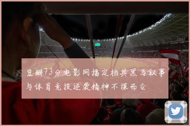 豆瓣73分电影网播定档其黑马叙事与体育竞技逆袭精神不谋而合